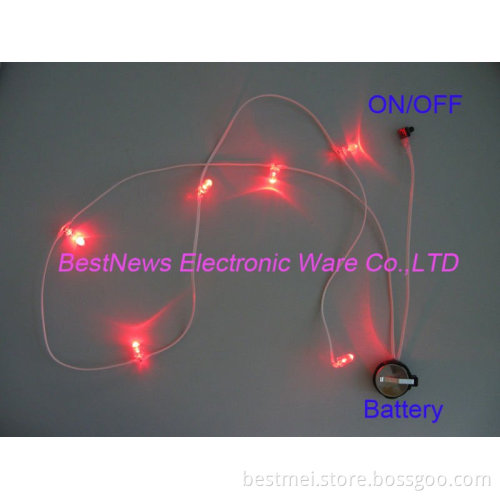flashing christmas light string